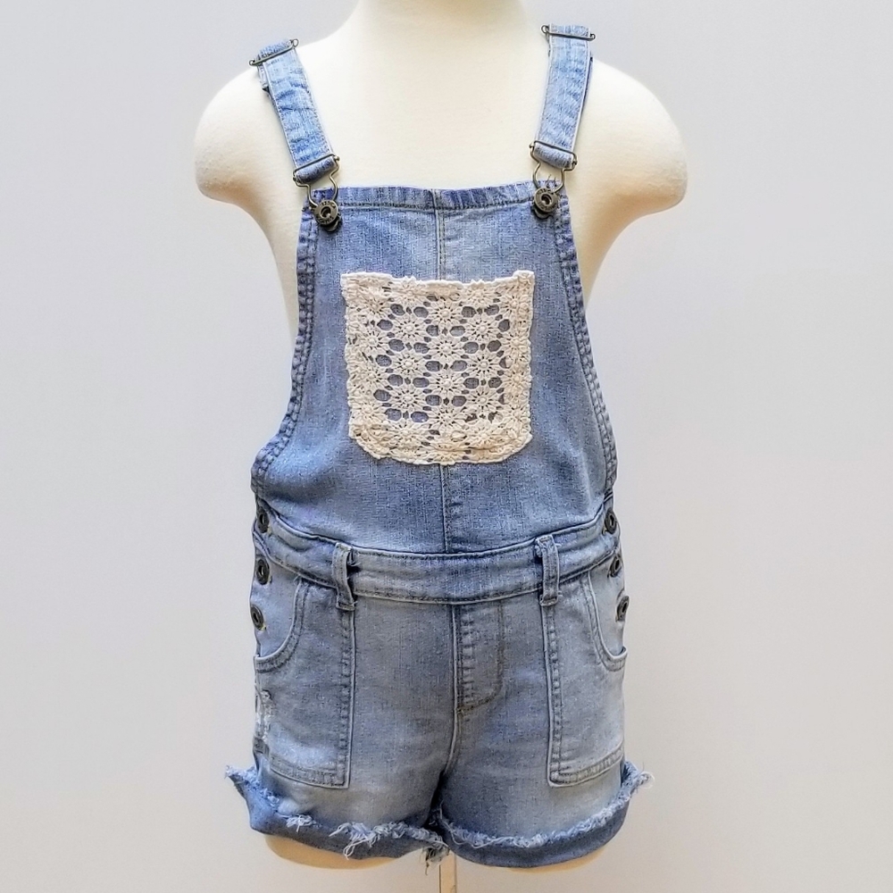 Jessica Simpson denim overalls girls size 8